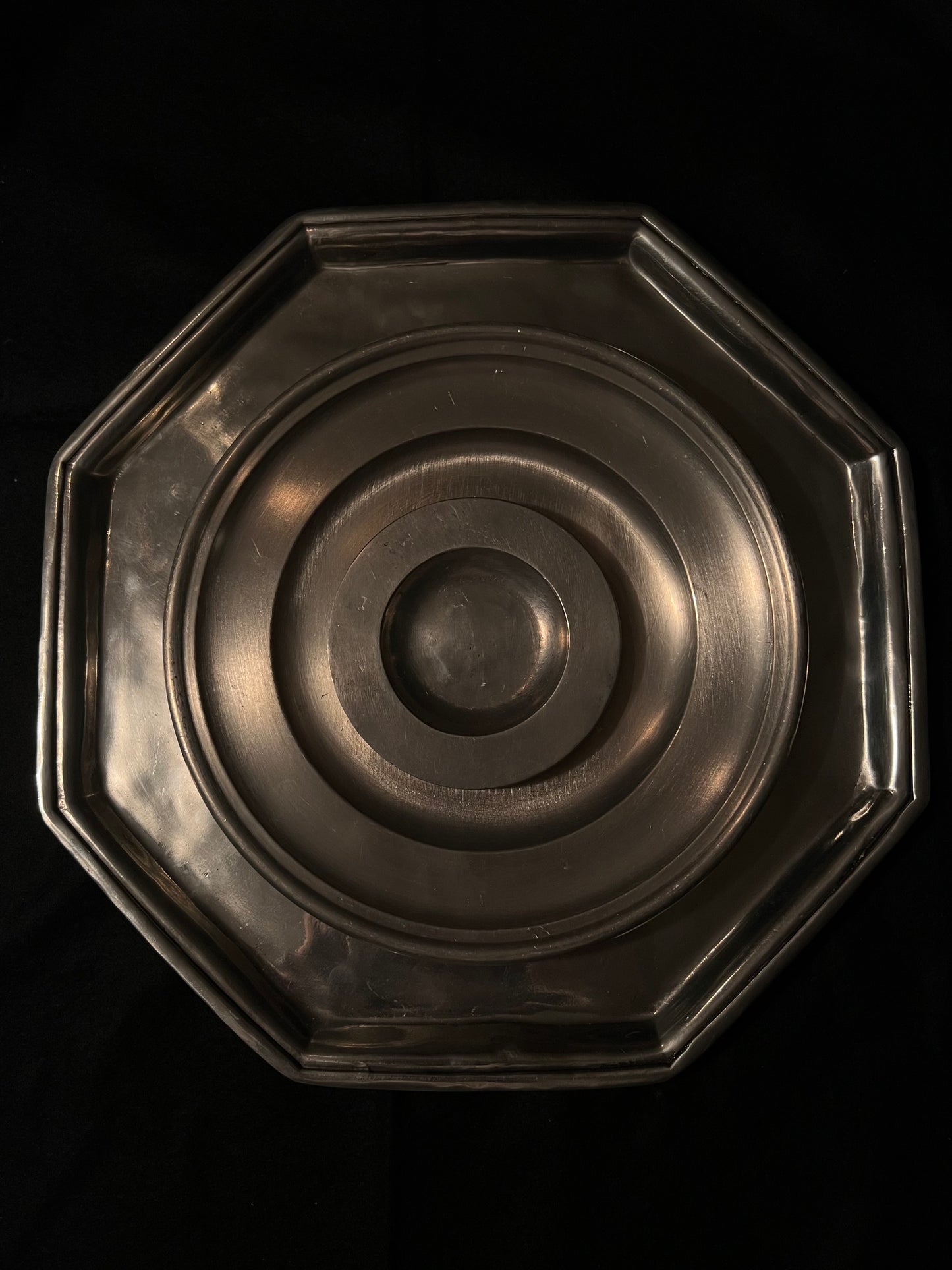 The Hexagonal Pewter Plate