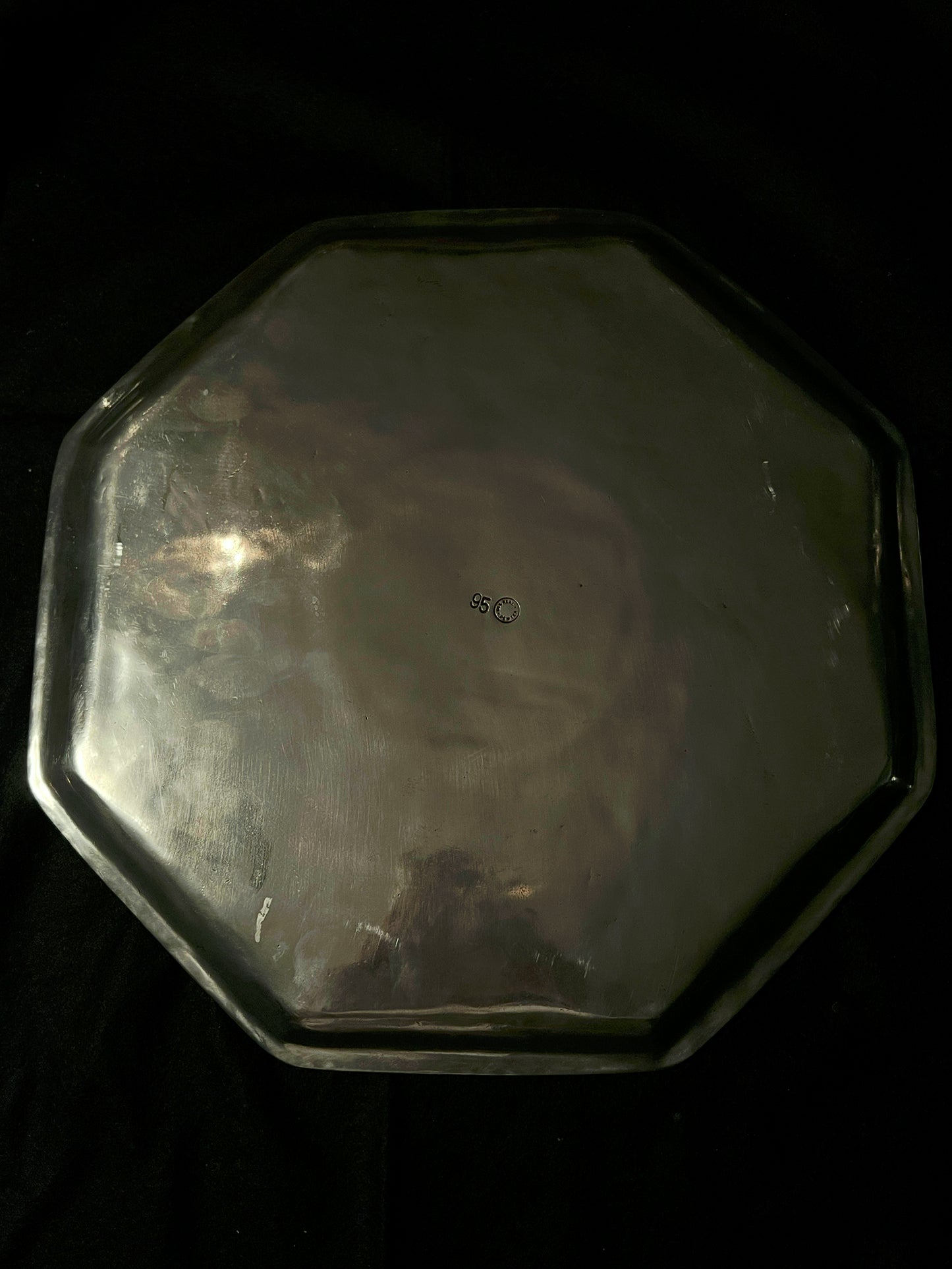 The Hexagonal Pewter Plate