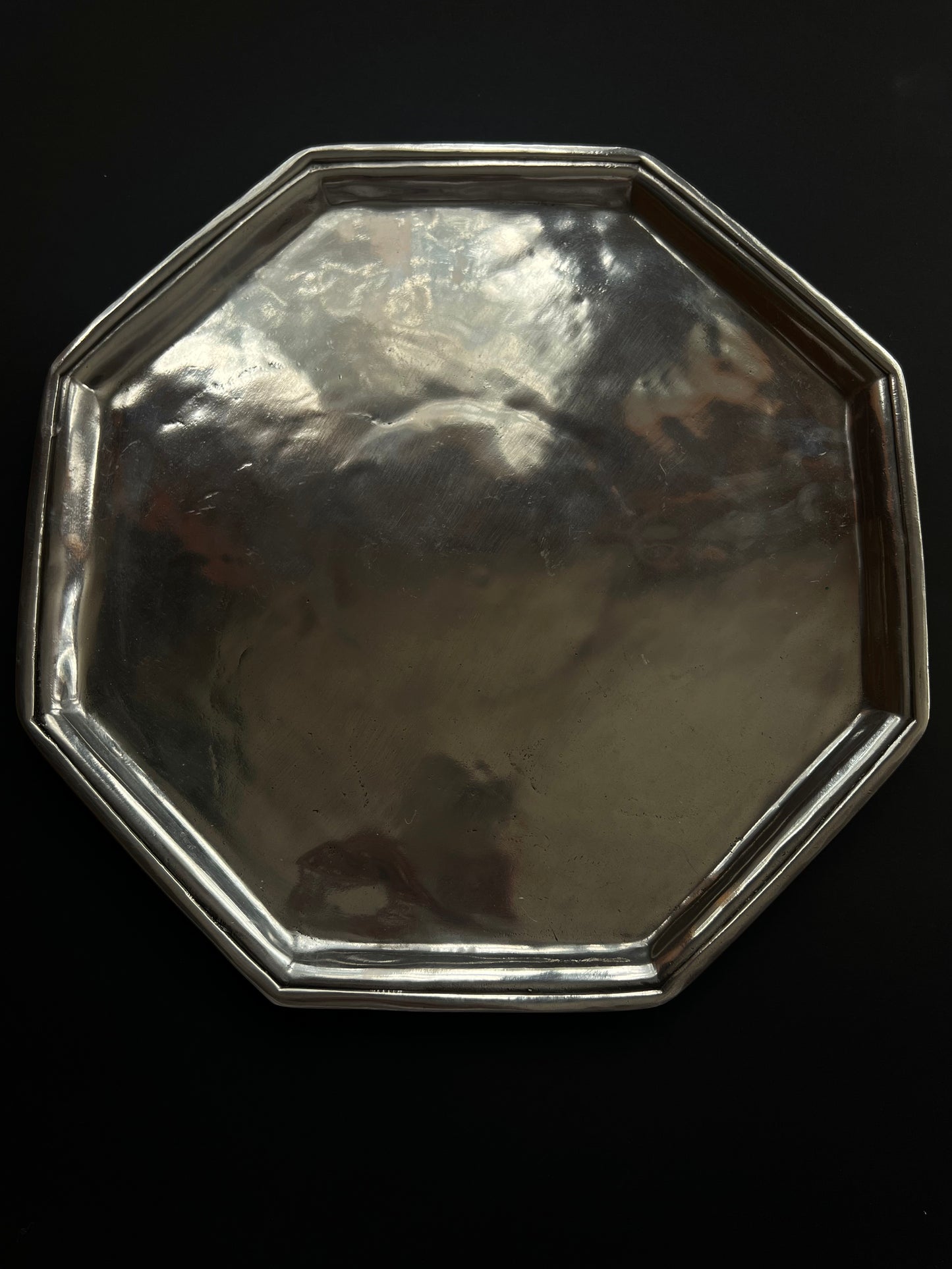 The Hexagonal Pewter Plate
